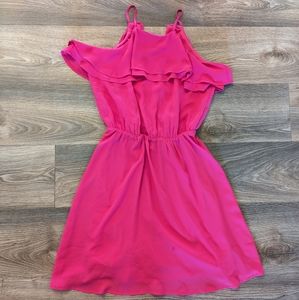 Maurices formal hot pink dress